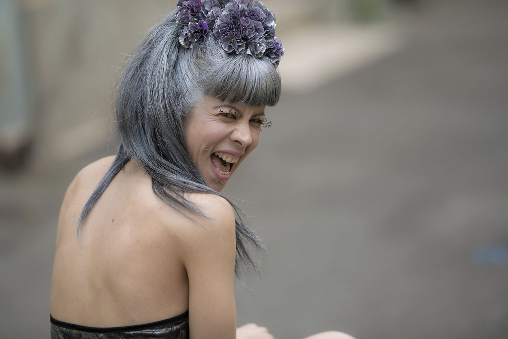 Coiffure : Elizabeth Giry - Modéle Eve Stevens